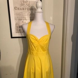 MODA Int Bright Yellow Strappy Sundress